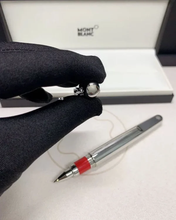 Montblanc Signature Red Rollerball Pen on display