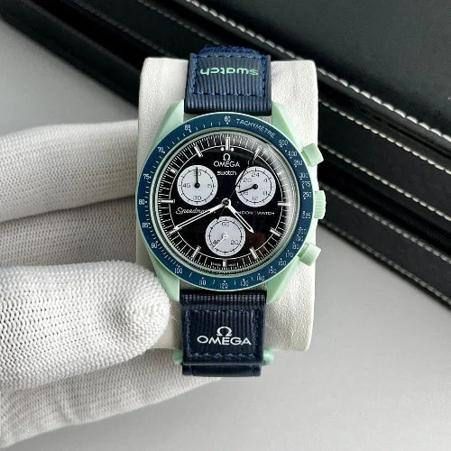 Swatch x Omega Bioceramic Moonswatch Mission on Earth Watch