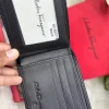 Salvatore Ferragamo Men's Leather Wallet in black