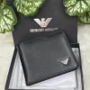 Giorgio Armani Men’s Luxury Wallet front view