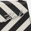 Karl Lagerfeld signature sling bag for girls in white and black