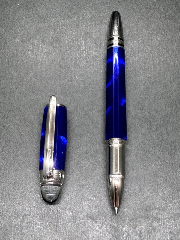 Montblanc Starwalker Cool Blue Pen on display