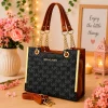 MK Handbag with Stylish Monogram Design