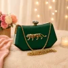 Limited Edition Sabyasachi Box Style Clutch – Premium Synthetic PU Party Clutch