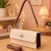 Premium Elegant Sling Handbag with gold-tone hardware