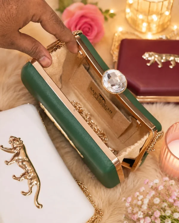 Limited Edition Sabyasachi Box Style Clutch in elegant design