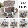 WhatsApp Image 2026-08-22 at 4.17.47 PM Floral Printed Travel Gym Duffel Bag in use