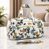 WhatsApp Image 2026-08-22 at 4.17.55 PM Floral Printed Travel Gym Duffel Bag in use